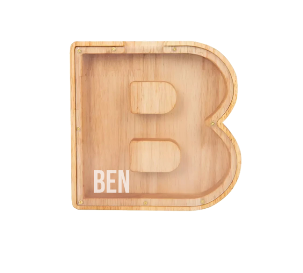 Buchstaben - Spardose