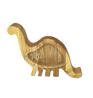Dino Spardose - gefräst mit Gravur