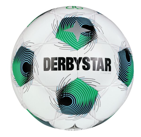 DERBYSTAR Planet APS v25 Gr.5 weiss gruen blau Spielbälle