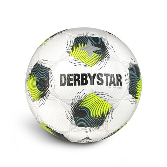DERBYSTAR Brillant TT DB v24 Gr.5 weiss gelb petrol Trainingsbälle