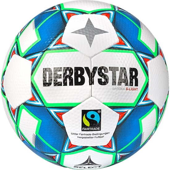 DERBYSTAR Gamma S-Light v22 Gr.3 weiss blau gruen Jugendbälle