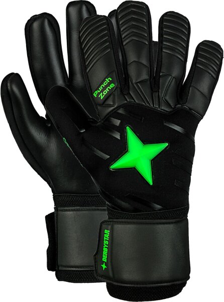 DERBYSTAR Optimus v23 Gr.4 schwarz grün Torwarthandschuhe