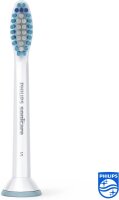 Philips Sonicare Original S Sensitive Standard-Schallzahnbürstenköpfe - 4er-Pack in Weiß (Modell HX6054/07)