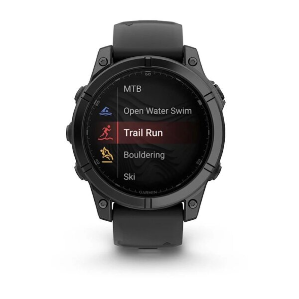 Garmin f?nix E 47mm  GPS-Multisport-Smartwatch mit 1,3" AMOLED Touch-/Tastendisplay, TOPO-Karten, über 80 vorinstallierte Sport-Apps, Music Pay