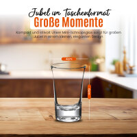 Schnapsglas 30835 bedruckt, veredelt, mit Logo / Label