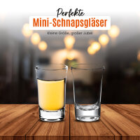 Schnapsglas 30835 bedruckt, veredelt, mit Logo / Label