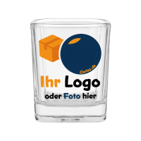Schnapsglas 30830 bedruckt, veredelt, mit Logo / Label