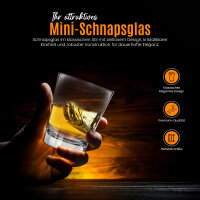 Schnapsglas 30845 bedruckt, veredelt, mit Logo / Label