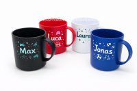 Personalisierte Kaffeebecher Partybecher mit Namen/Logo...