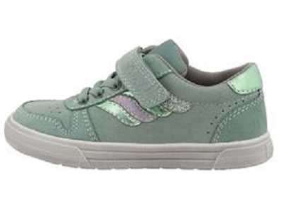 Lurchi Sneaker Klett grün 259- mint leather Kinderschuhe