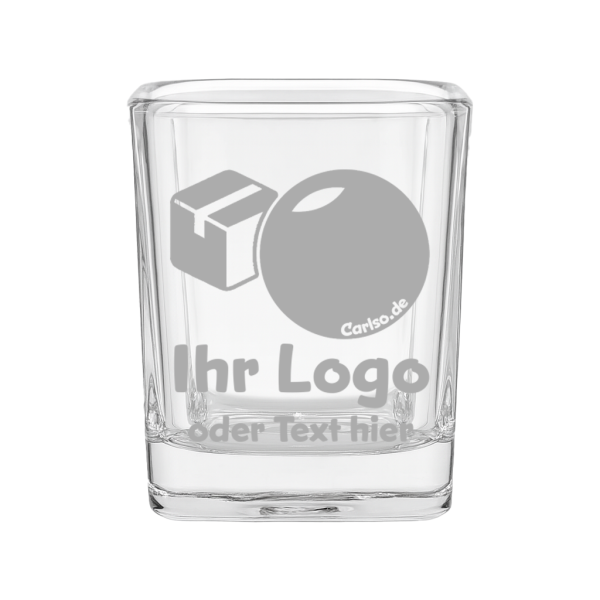 Personalisiertes Schnapsglas mit Gravur – Shotglas individuell mit Namen, Datum oder Logo – Geschenk für Männer, Hochzeit, Geburtstag – Whisky Shot Glas personalisiert